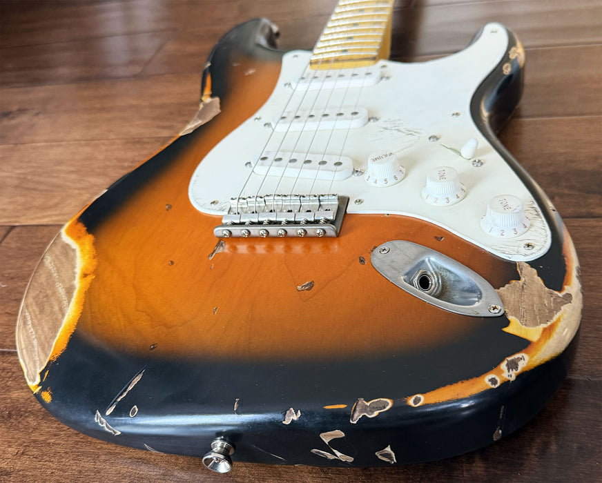 Nash Guitars Model S-57 Hard Tail Aged 2-Tone Sunburst Lollar Pickups NG5923