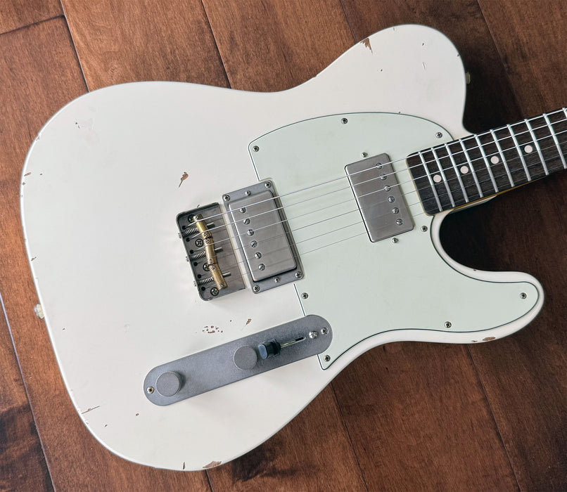 Nash Guitars Model T-2HB Humbucker Pickups Olympic White Rosewood Neck NG5976