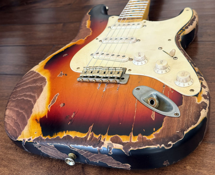 Nash Guitars Model S-57 Aged 3-Tone Sunburst Lollar Pickups NG6573