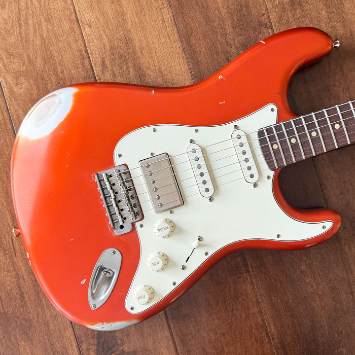 Nash Guitars Model S-63 HSS Candy Tangerine Lollar Pickups Rosewood Neck VSN135