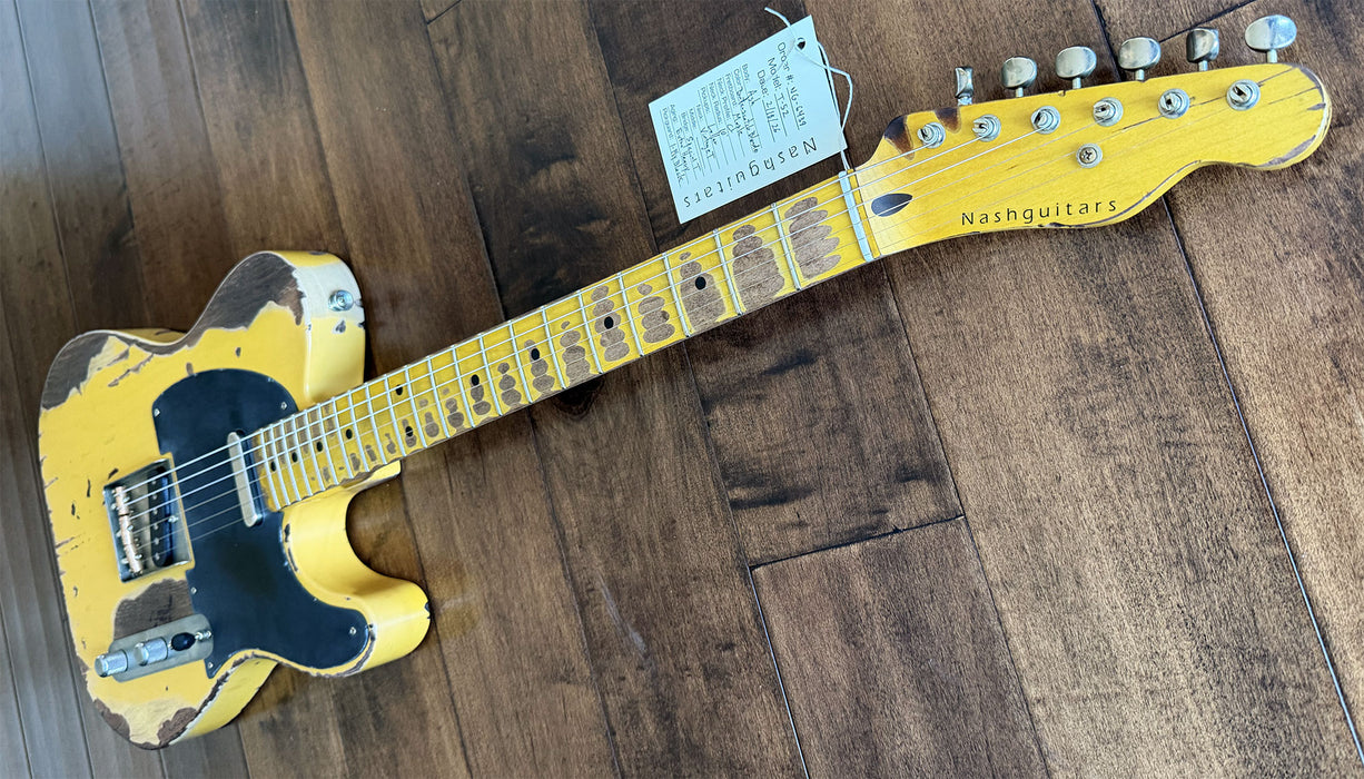 Nash Guitars Model T-52 Ash Body Butterscotch Blonde Maple Neck NG6439