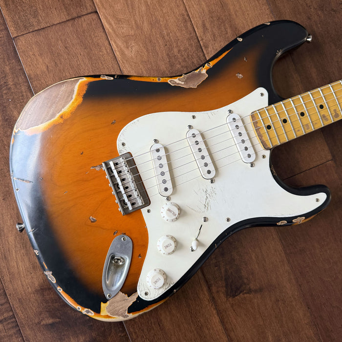 Nash Guitars Model S-57 Hard Tail Aged 2-Tone Sunburst Lollar Pickups NG5923