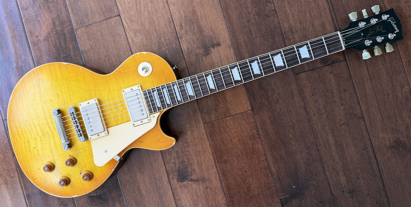 Nash LP60 Gibson Les Paul Conversion Electric Guitar Lemon Burst 225630258