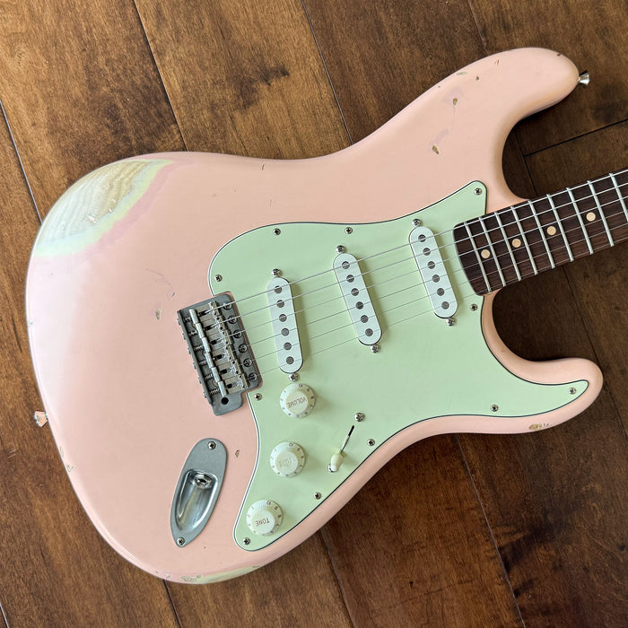 Nash Guitars S-63 Shell Pink Lollar Pickups Rosewood Neck NG6086