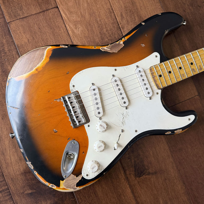 Nash Guitars Model S-57 Hard Tail Aged 2-Tone Sunburst Lollar Pickups NG5923