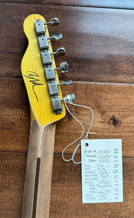 Nash Guitars Model T-52 Humbucker Neck Butterscotch Blonde Maple Neck NG5917