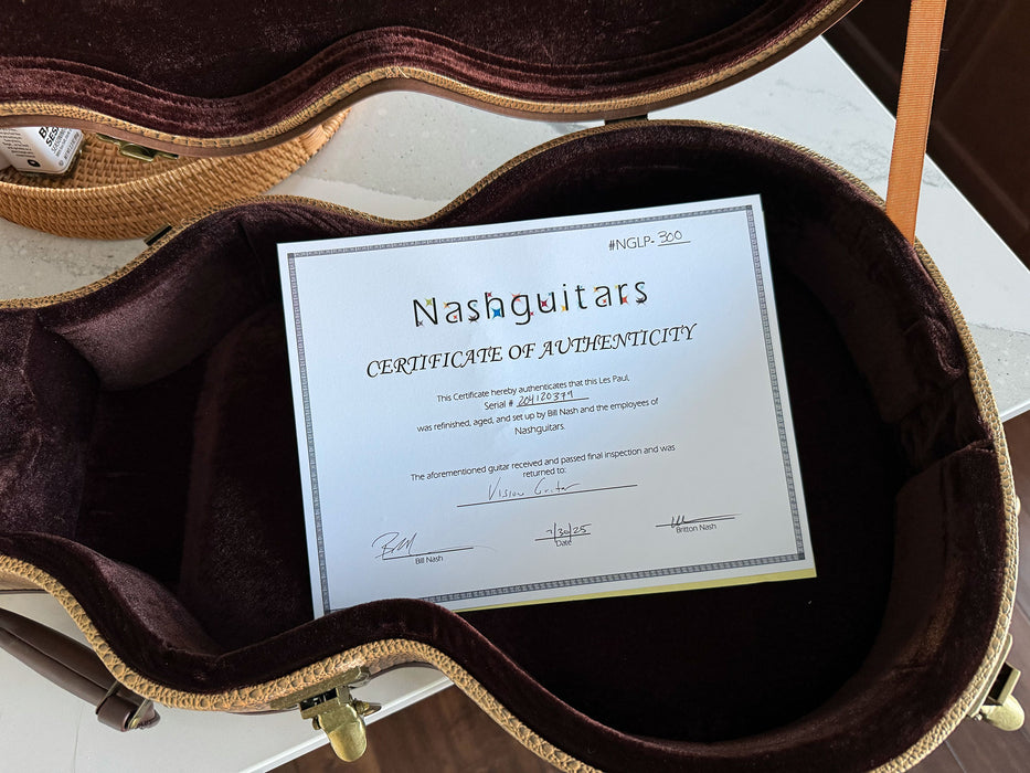 Nash LP60 Gibson Les Paul Conversion Electric Guitar Dark Burst NGLP-300