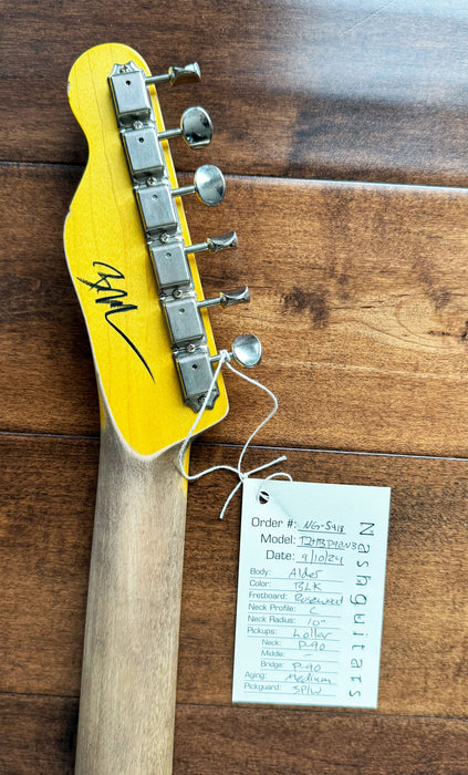 Nash Guitars Model T-2HB P90 Pickups Black Rosewood Neck NG5918