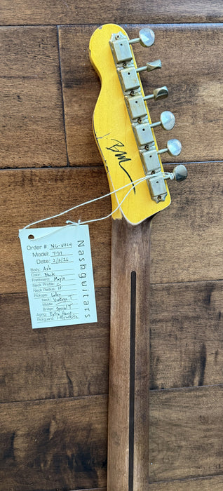 Nash Guitars Model T-57 Humbucker Neck Maple Neck Aged Black NG6424