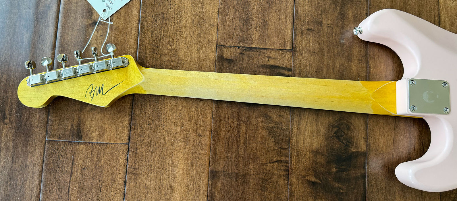 Nash Guitars Model S-63 Un-Aged Shell Pink Lollar Pickups Rosewood Neck NG6066