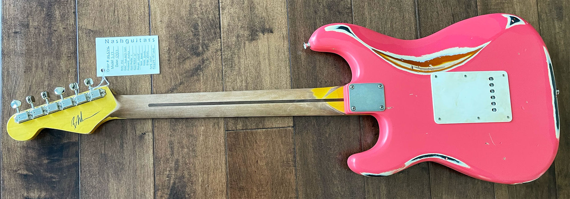 Nash Guitars Model S-57 Fiesta Red Lollar Pickups Maple Neck NG5776