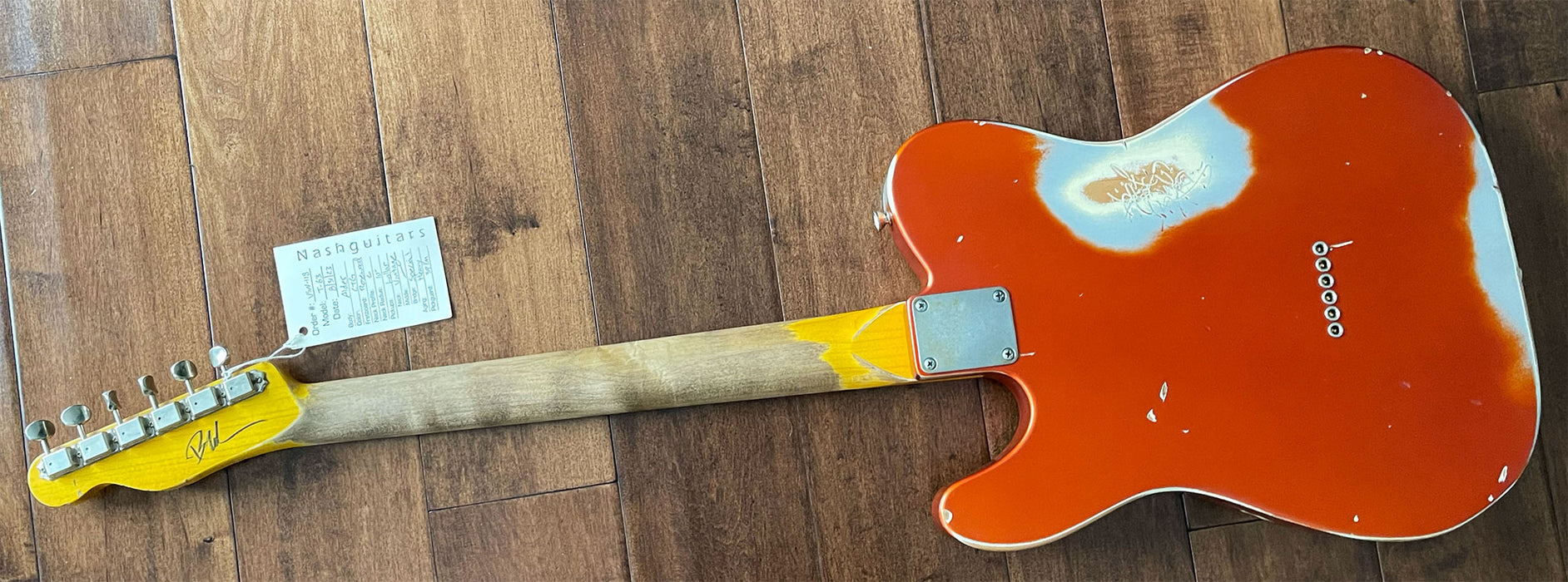 Nash Guitars Model T-63 Candy Tangerine Rosewood Neck VSN118