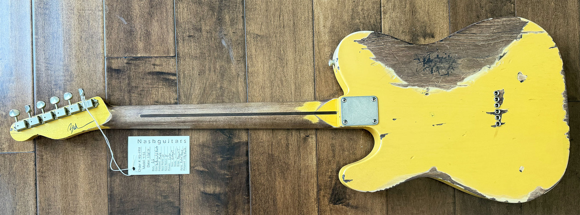 Nash Guitars Model T-52 Ash Body Butterscotch Blonde Maple Neck NG6439
