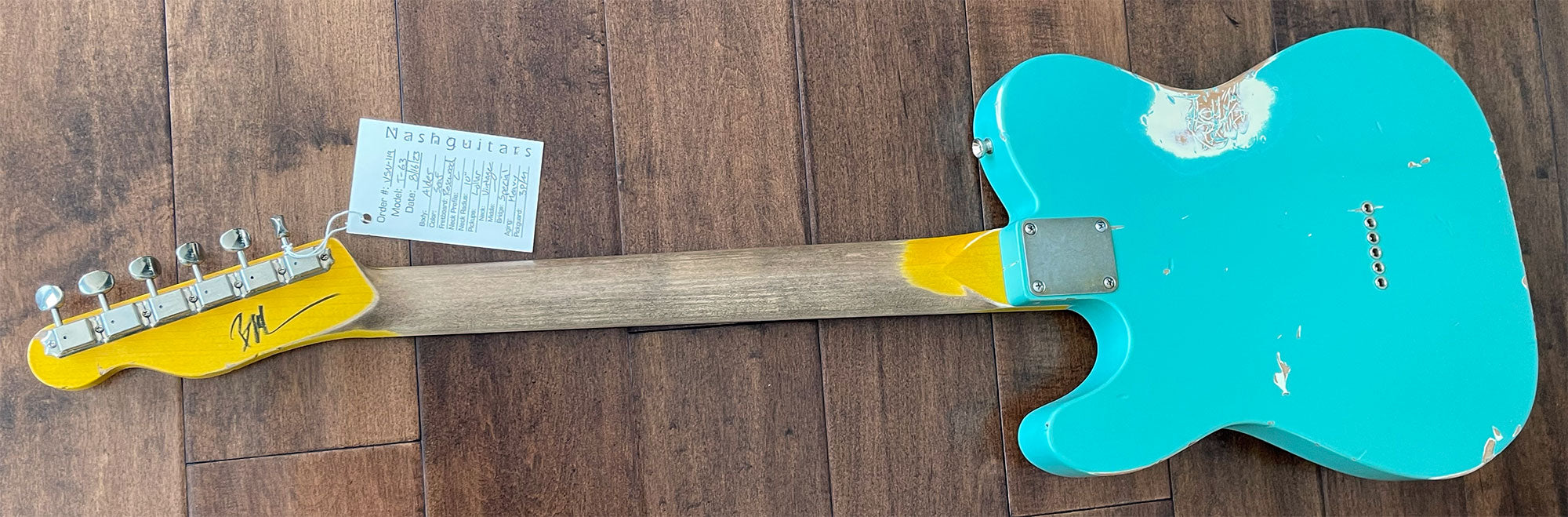 Nash Guitars Model T-63 Seafoam Green Rosewood Neck VSN119