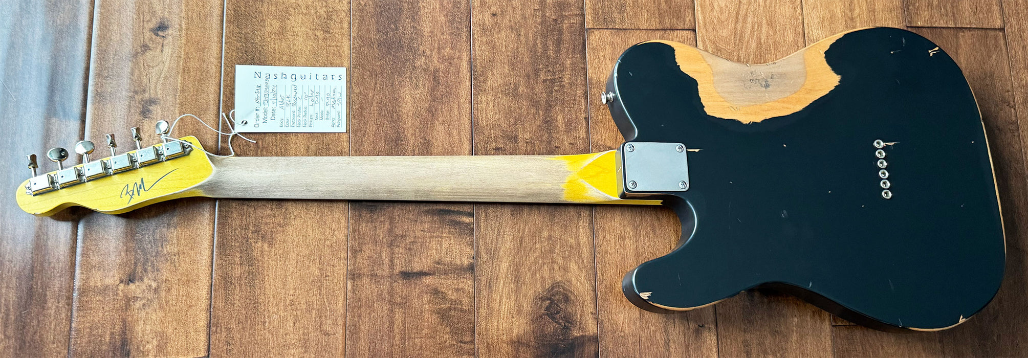 Nash Guitars Model T-2HB P90 Pickups Black Rosewood Neck NG5918