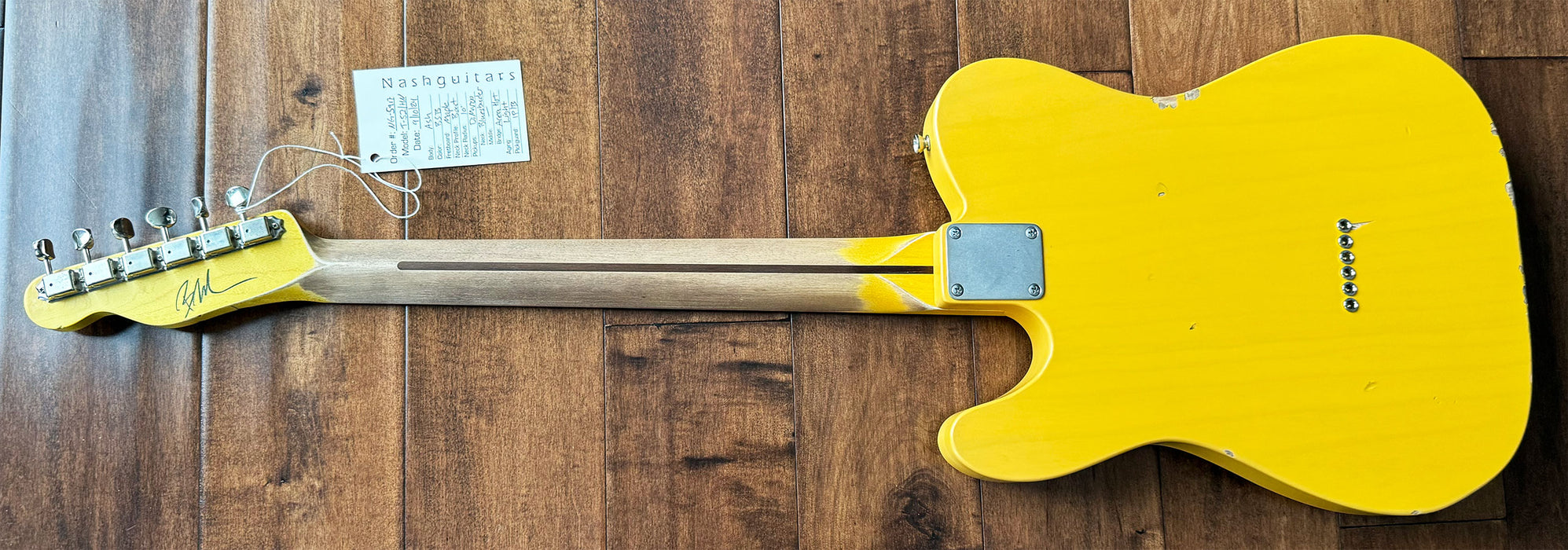 Nash Guitars Model T-52 Humbucker Neck Butterscotch Blonde Maple Neck NG5917