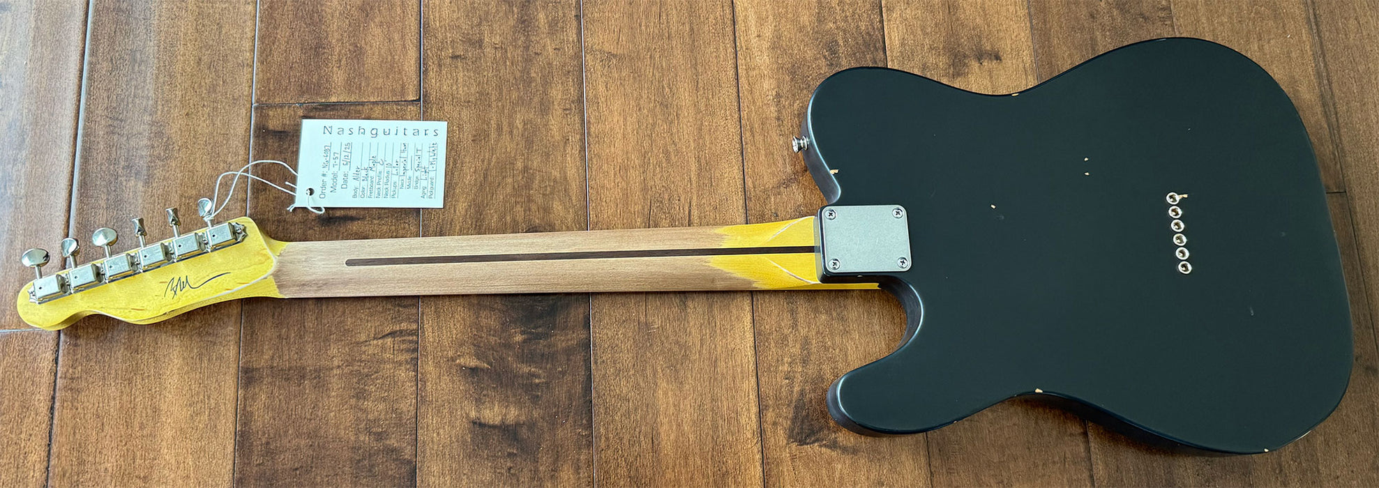 Nash Guitars Model T-57 Humbucker Neck Maple Neck Aged Black NG6087