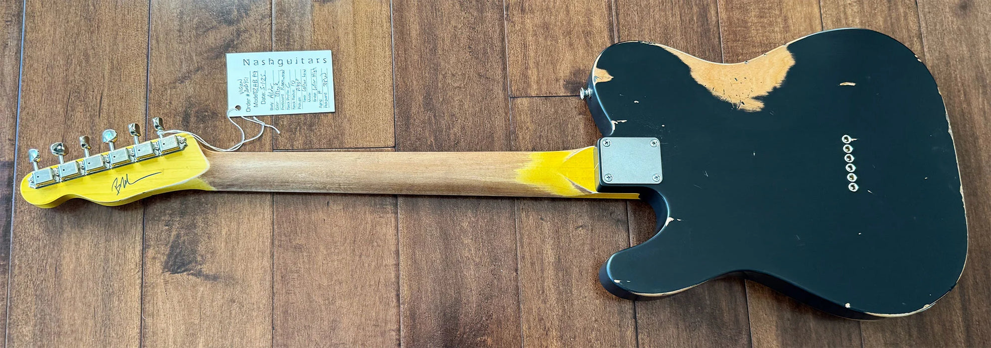 Nash Guitars Model T-2HB P90 Electric Guitar Rosewood Neck Black Lollar P90's IND951