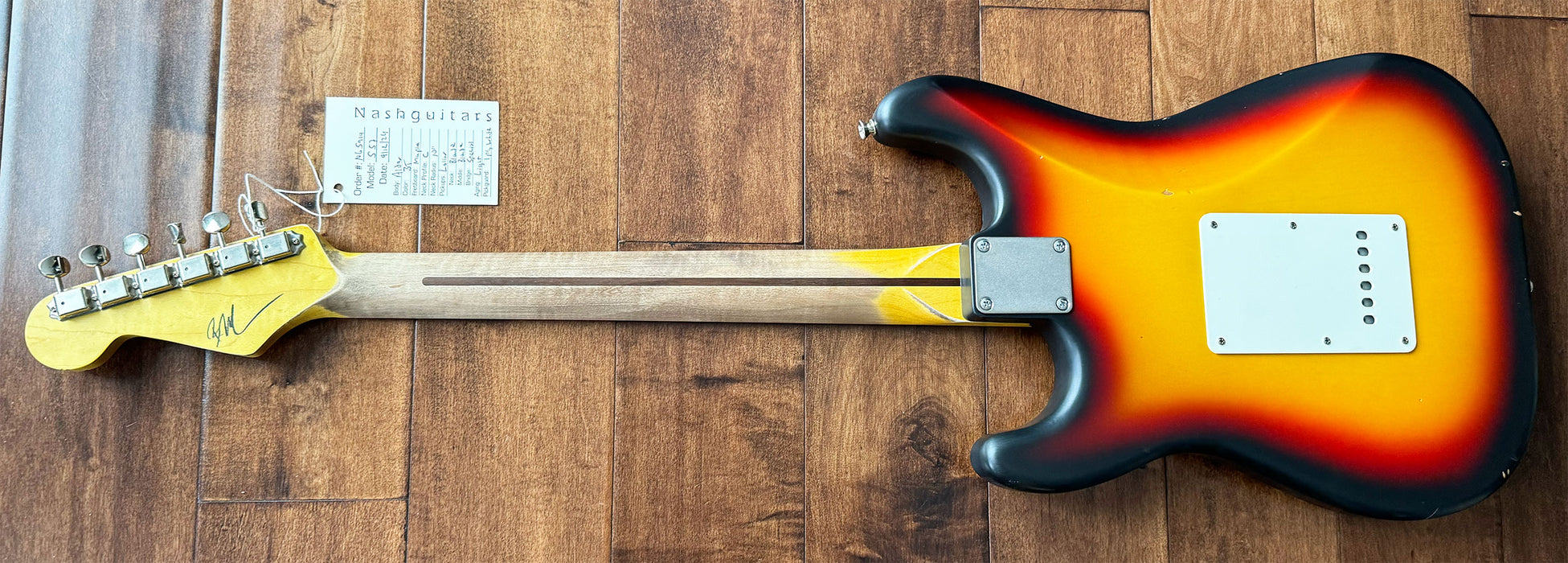 Nash Guitars Model S-57 Aged 3-Tone Sunburst Lollar Pickups NG5919