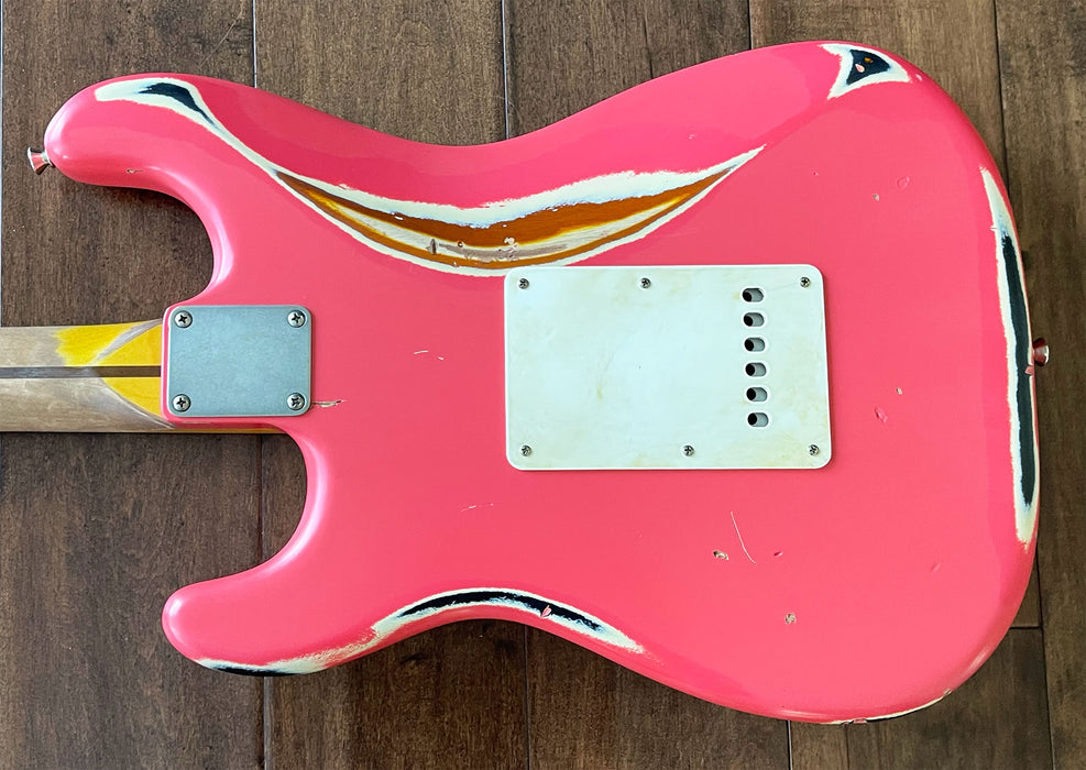 Nash Guitars Model S-57 Fiesta Red Lollar Pickups Maple Neck NG5776