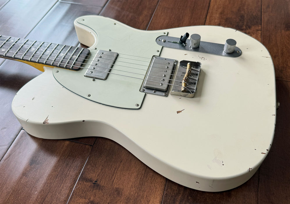 Nash Guitars Model T-2HB Humbucker Pickups Olympic White Rosewood Neck NG5976