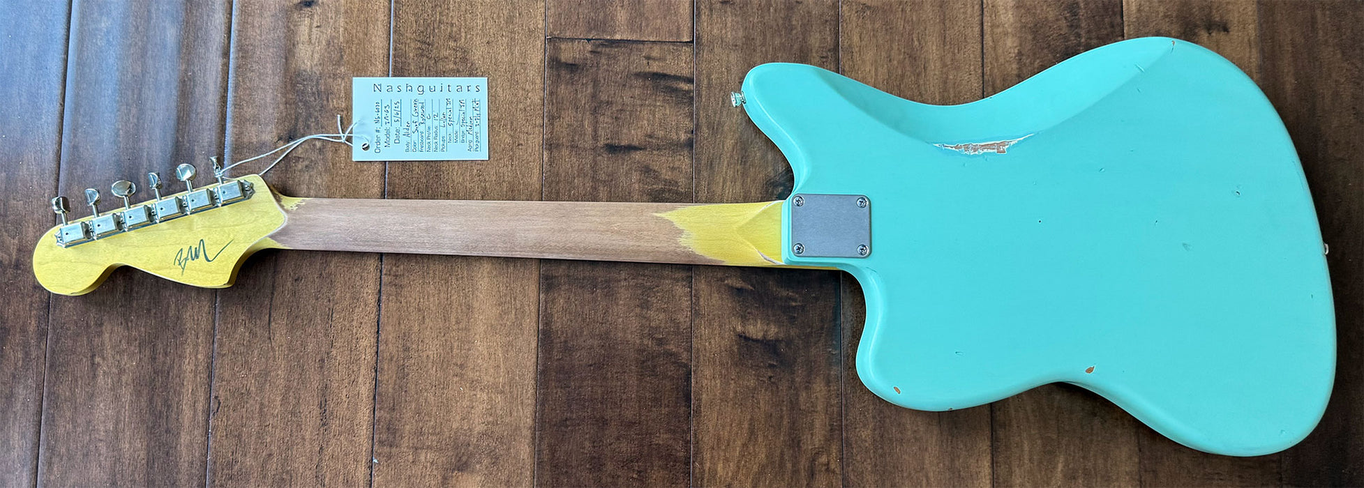 Nash Guitars Model JM-63 Surf Green Lollar Pickups Rosewood Neck NG6070