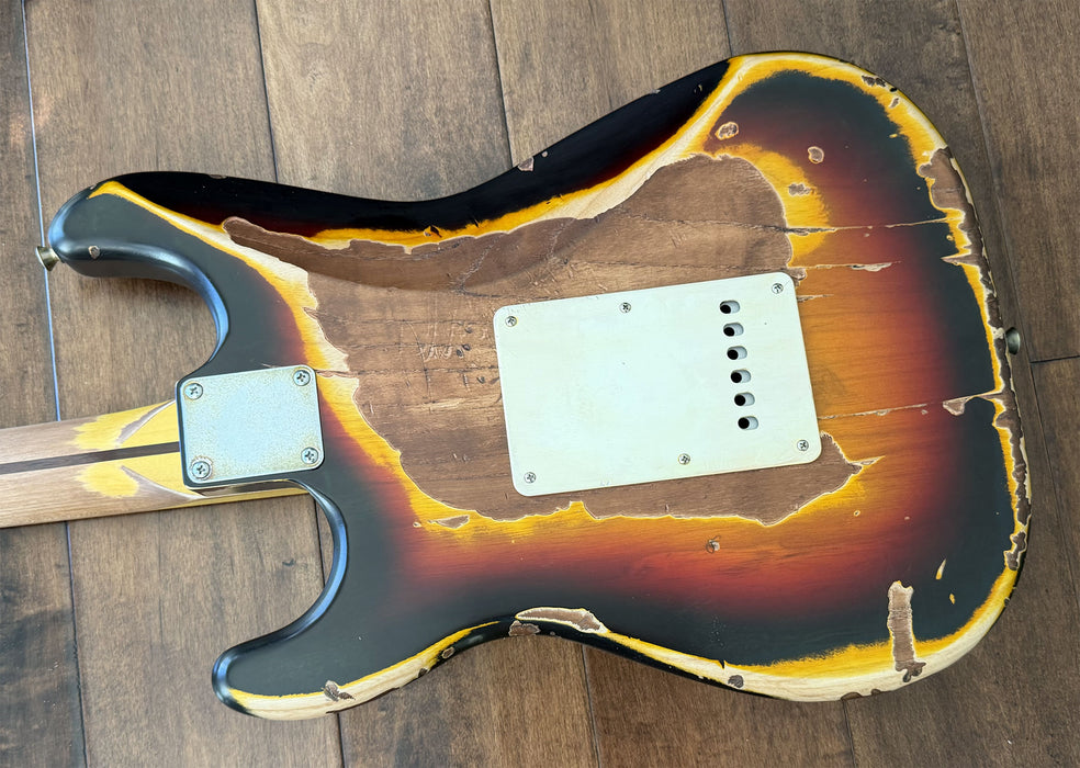Nash Guitars Model S-57 Aged 3-Tone Sunburst Lollar Pickups NG6573