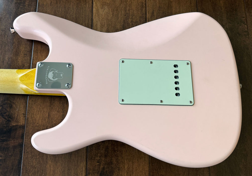 Nash Guitars Model S-63 Un-Aged Shell Pink Lollar Pickups Rosewood Neck NG6066