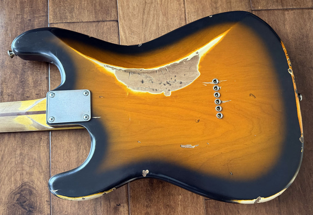 Nash Guitars Model S-57 Hard Tail Aged 2-Tone Sunburst Lollar Pickups NG5923