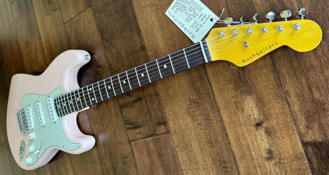 Nash Guitars Model S-63 Aged Sonic Blue Lacquer | Vision Guitar