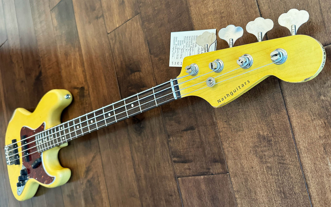 Nash Guitars Model JB-63 Aged Cream Lollar Pickups NG5818