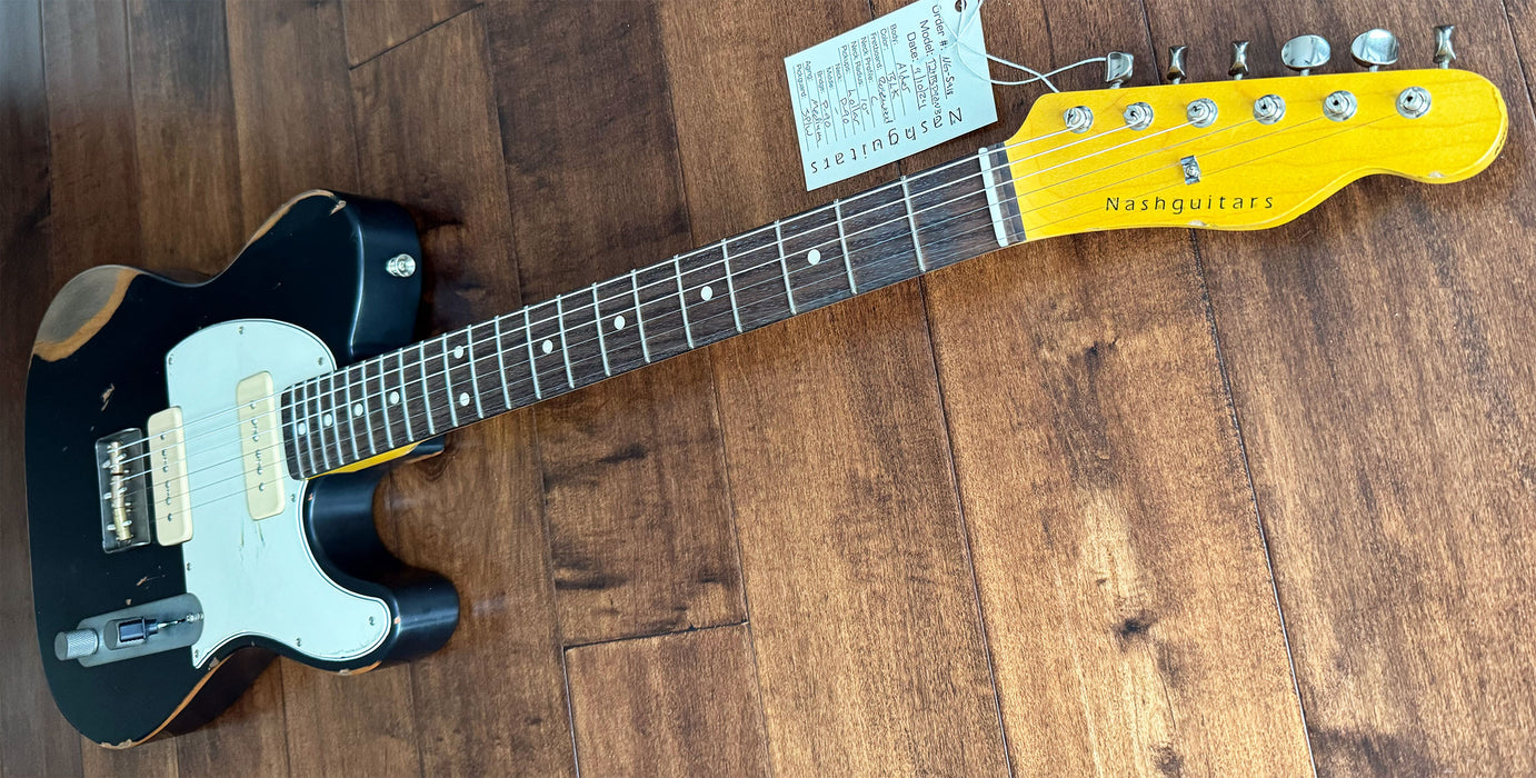 Nash Guitars Model T-2HB P90 Pickups Black Rosewood Neck NG5918