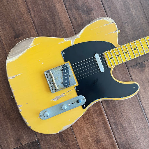 Nash Guitars Model T-52 Aged Butterscotch Blonde Nitro Maple Neck VSN125