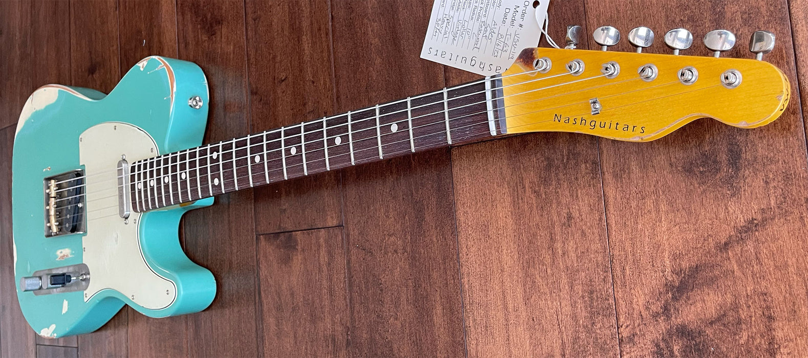 Nash Guitars Model T-63 Seafoam Green Rosewood Neck VSN119
