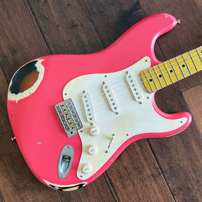 Nash Guitars Model S-57 Fiesta Red Lollar Pickups Maple Neck NG5776