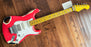 Nash Guitars Model S-81/HSS Fiesta Red Over Sunburst Maple Neck VSN121