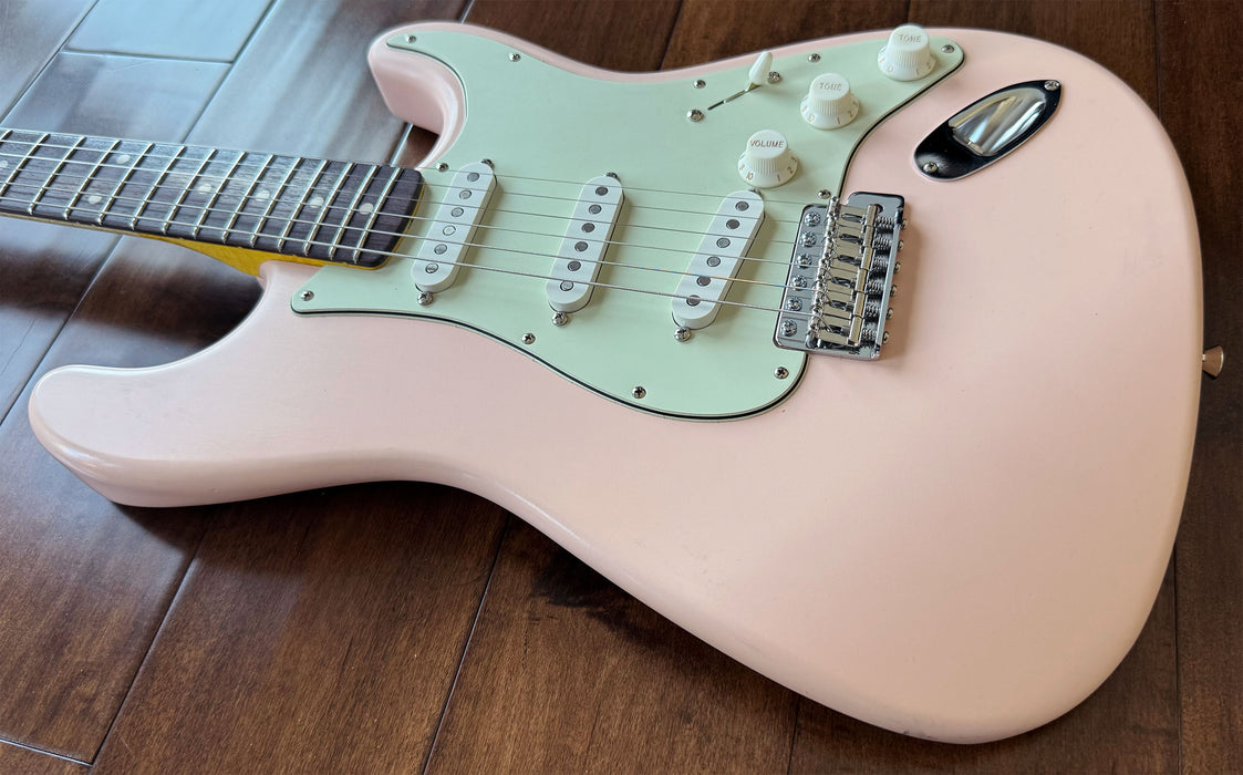 Nash Guitars Model S-63 Un-Aged Shell Pink Lollar Pickups Rosewood Neck NG6066