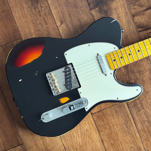 Nash Guitars Model T-63 Humbucker Neck Black over 3-Tone Maple Neck NG5824