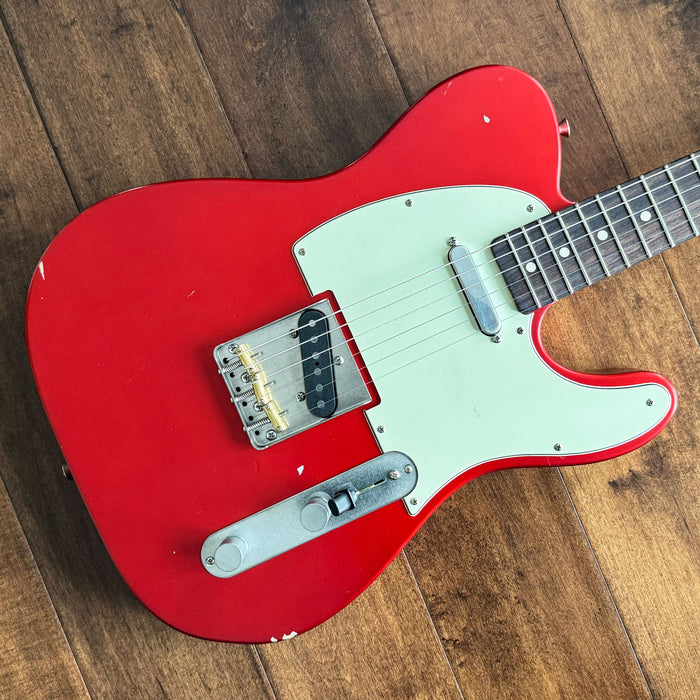 Nash Guitars Model T-63 Humbucker Neck Candy Apple Red Rosewood Neck NG5829