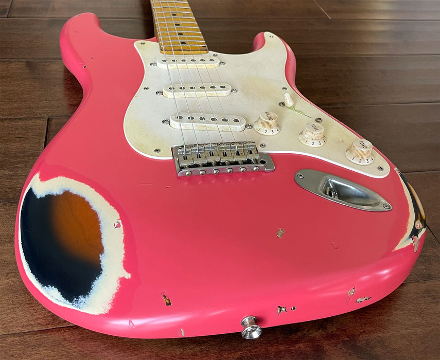 Nash Guitars Model S-57 Fiesta Red Lollar Pickups Maple Neck NG5776