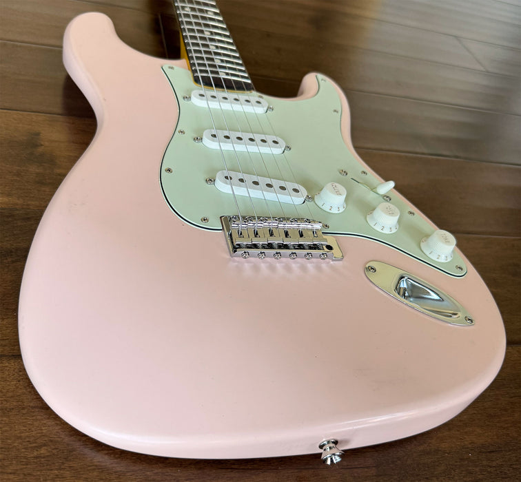 Nash Guitars Model S-63 Un-Aged Shell Pink Lollar Pickups Rosewood Neck NG6066