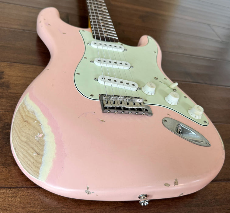 Nash Guitars S-63 Shell Pink Lollar Pickups Rosewood Neck NG6086