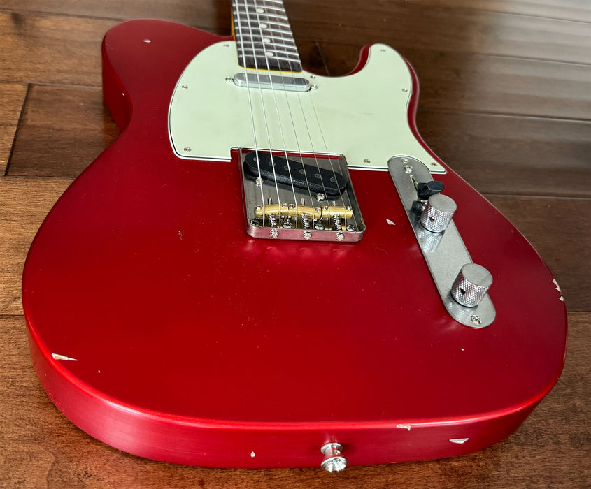 Nash Guitars Model T-63 Humbucker Neck Candy Apple Red Rosewood Neck NG5829