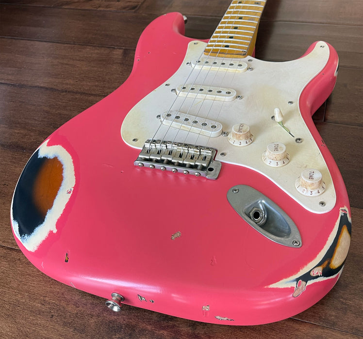 Nash Guitars Model S-57 Fiesta Red Lollar Pickups Maple Neck NG5776