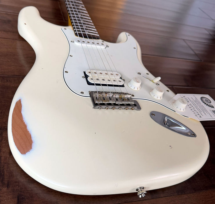 Nash Guitars Model S-63 HXH Vintage White Rosewood Nautilus Neck NG6293