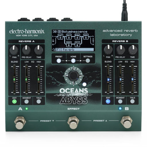 Electro-Harmonix Oceans Abyss Advanced Reverb Laboratory