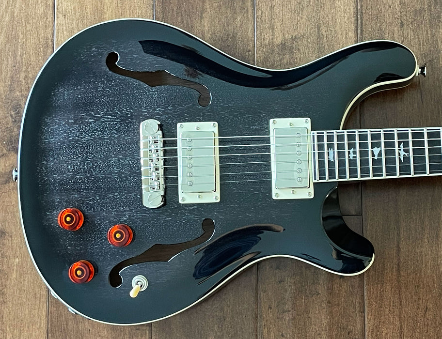 PRS SE Hollowbody Standard Piezo Dog Hair Smokeburst CTCF31157