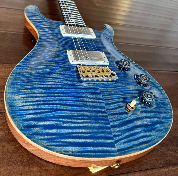 PRS DGT Electric Guitar Faded Blue Jean Flame Maple 10-Top Hybrid Package 0401448