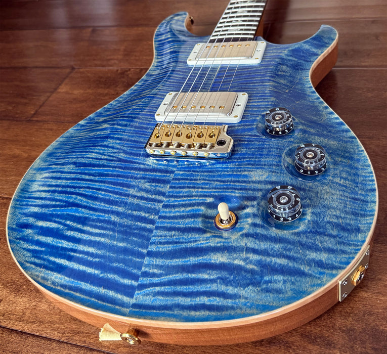 PRS DGT Electric Guitar Faded Blue Jean Flame Maple 10-Top Hybrid Package 0401448