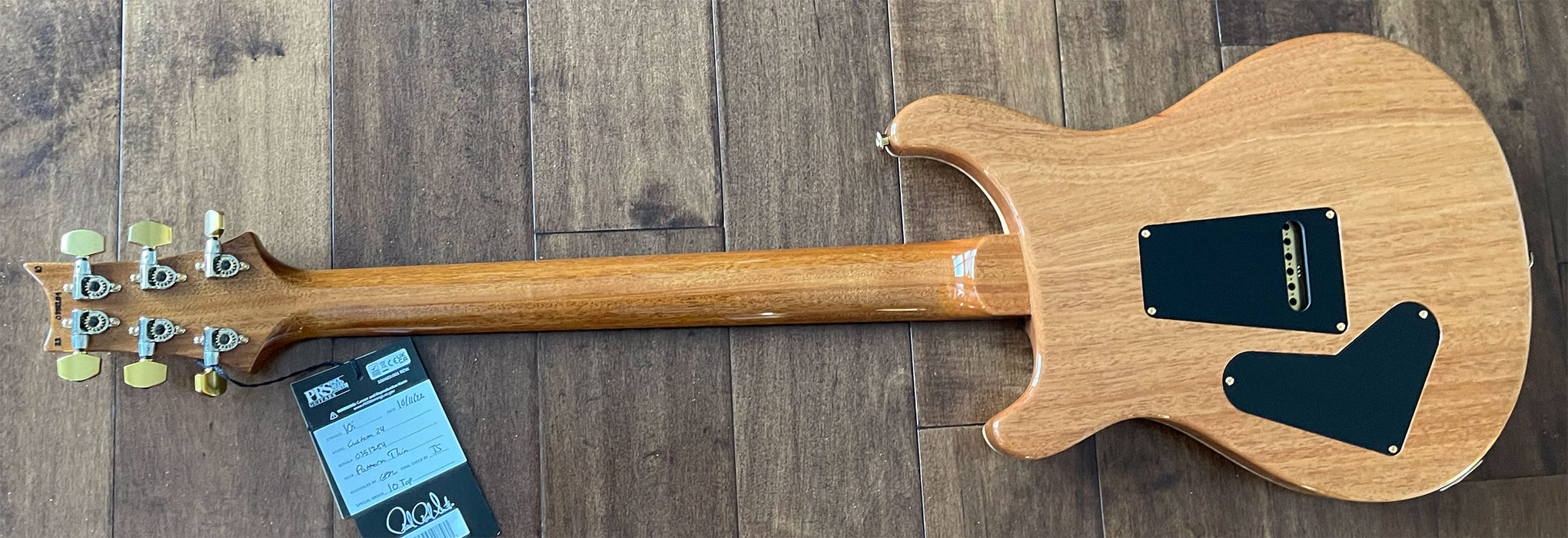 2022 PRS Custom 24 Electric Guitar Purple Iris Hybrid Package 10-Top 0351284